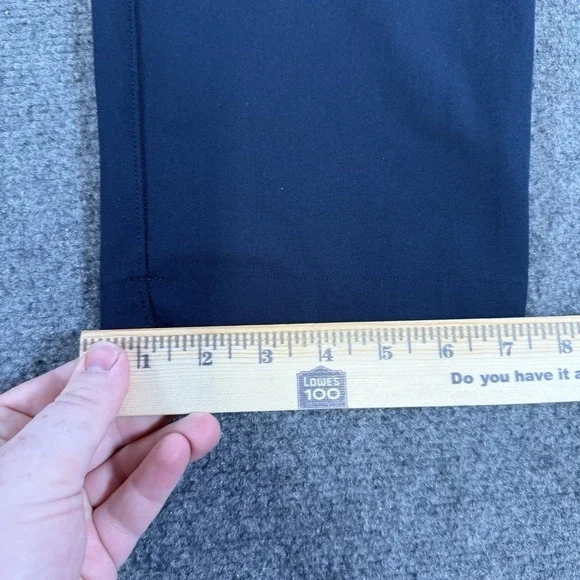 Lululemon Commission Pant Mens 38x33 Navy Slim‎ Stretch Performance Warpstreme - Picture 14 of 16